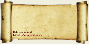 Mina Tanasković vizit kartica